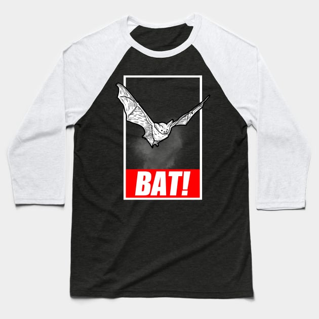 Bats Funny Vampire Bat! Shadows Quote Funny Meme Baseball T-Shirt by BoggsNicolas